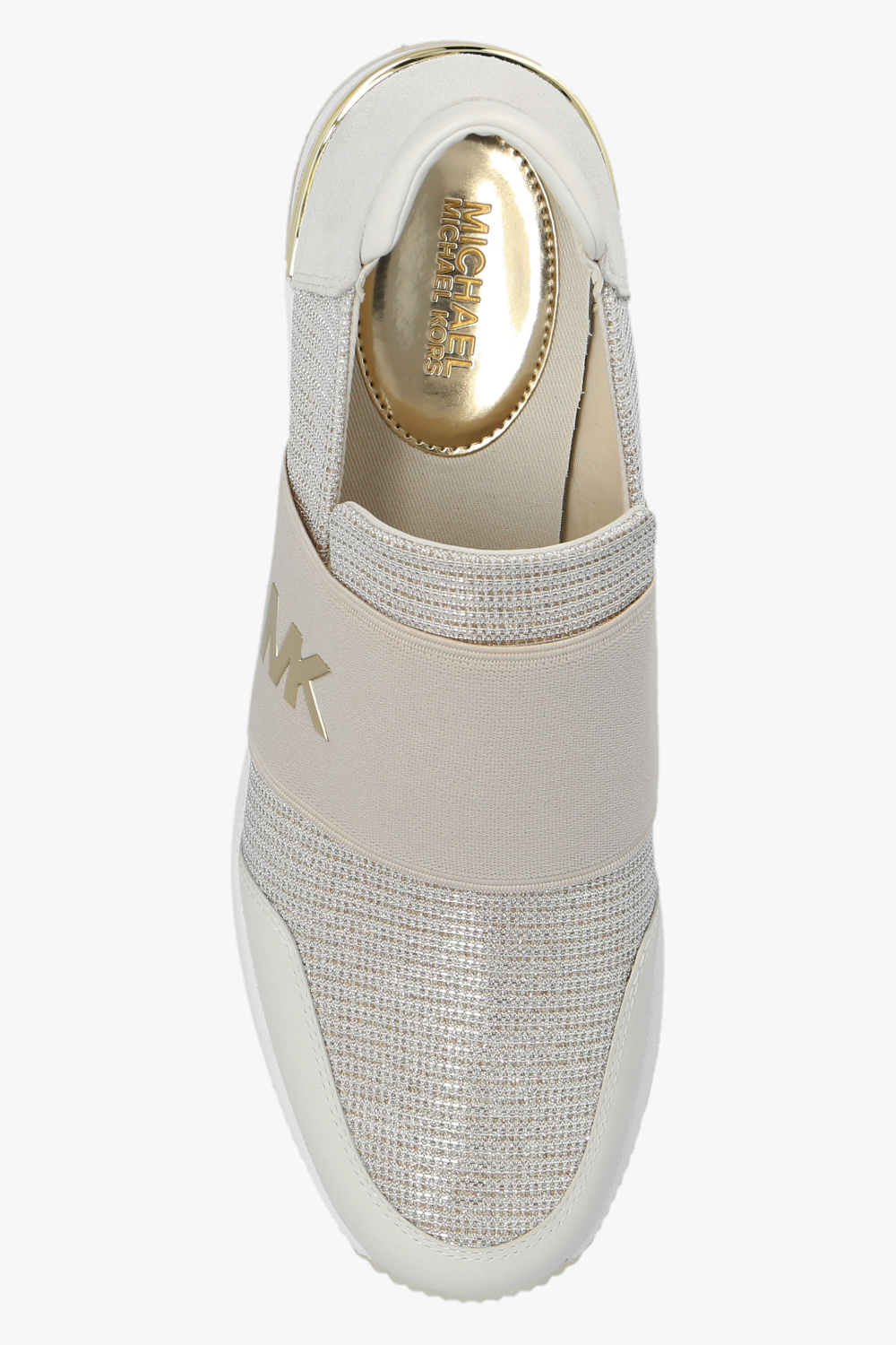 Michael kors white wedge on sale shoes